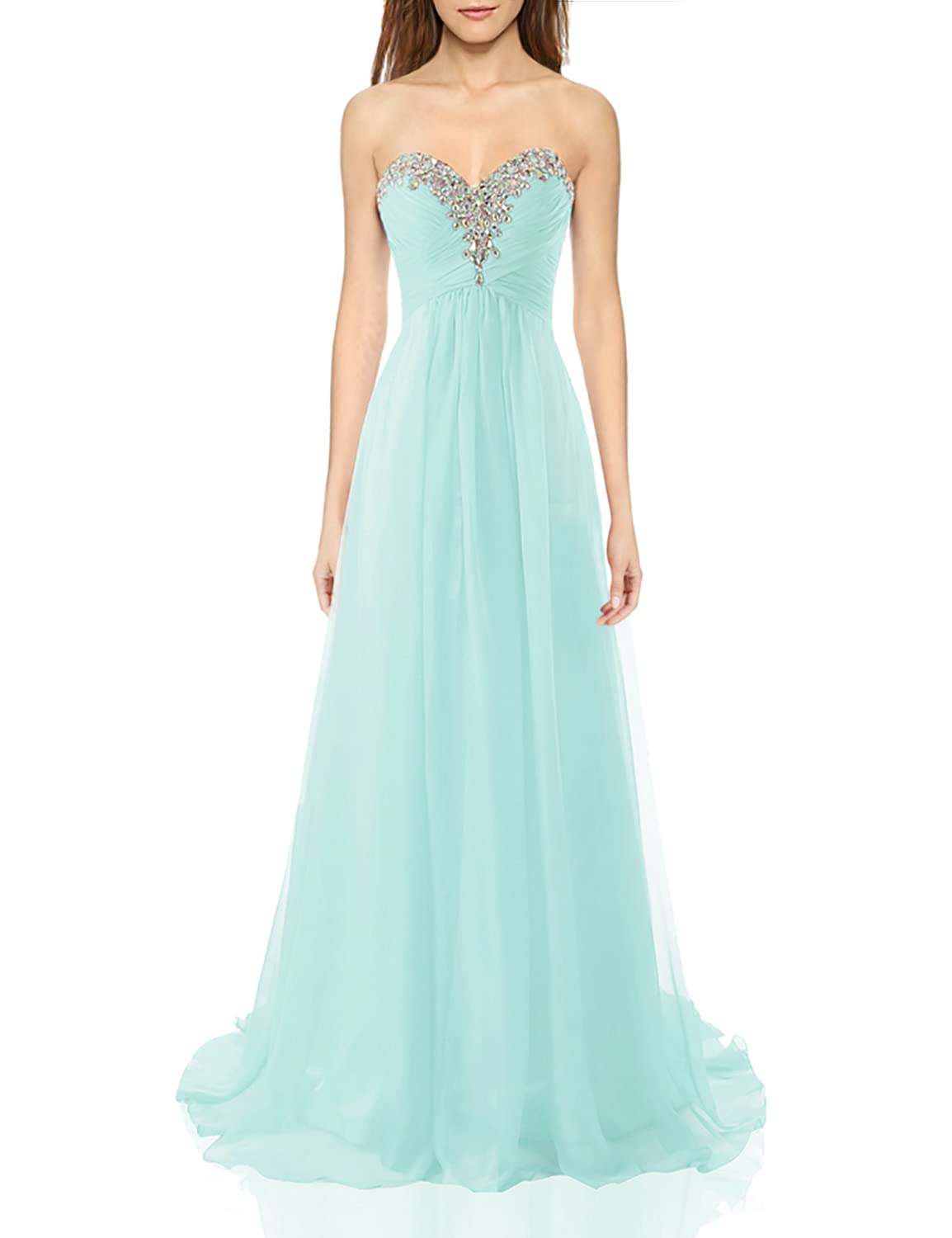 JAEDEN Elegant Long Chiffon Prom Dress & Bridesmaid Gown - A-Line Formal Evening Dress for Homecoming, Wedding, and Special Occasions