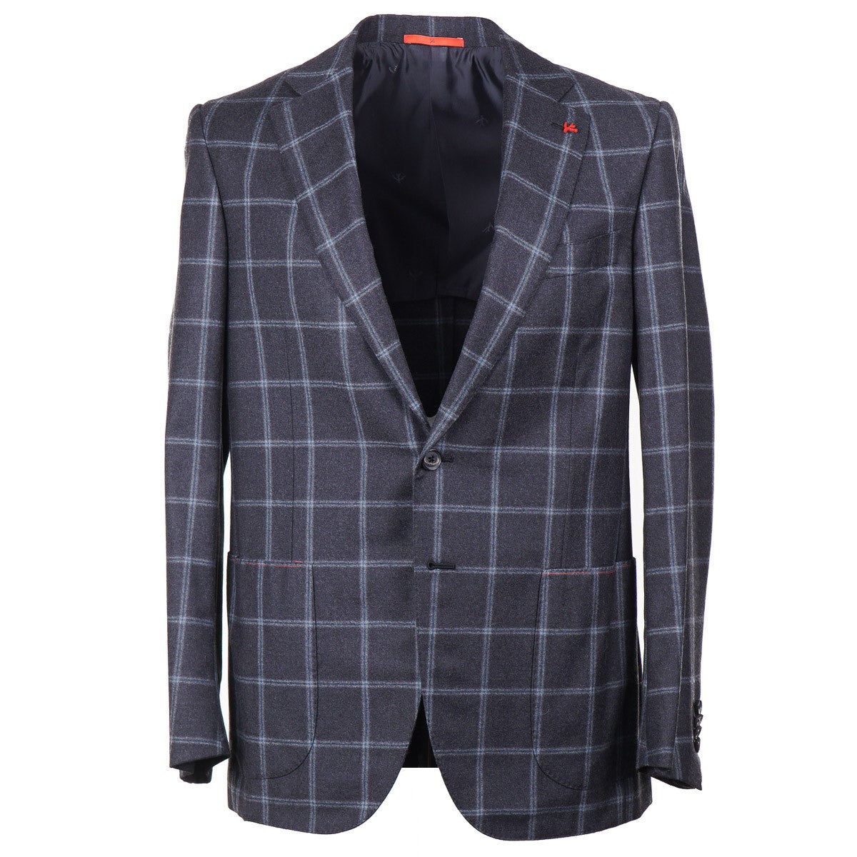 Isaia 'Sanita' Premium 140s Soft Flannel Wool Suit for Men - Business Formal Attire & Winter Wedding Outfits