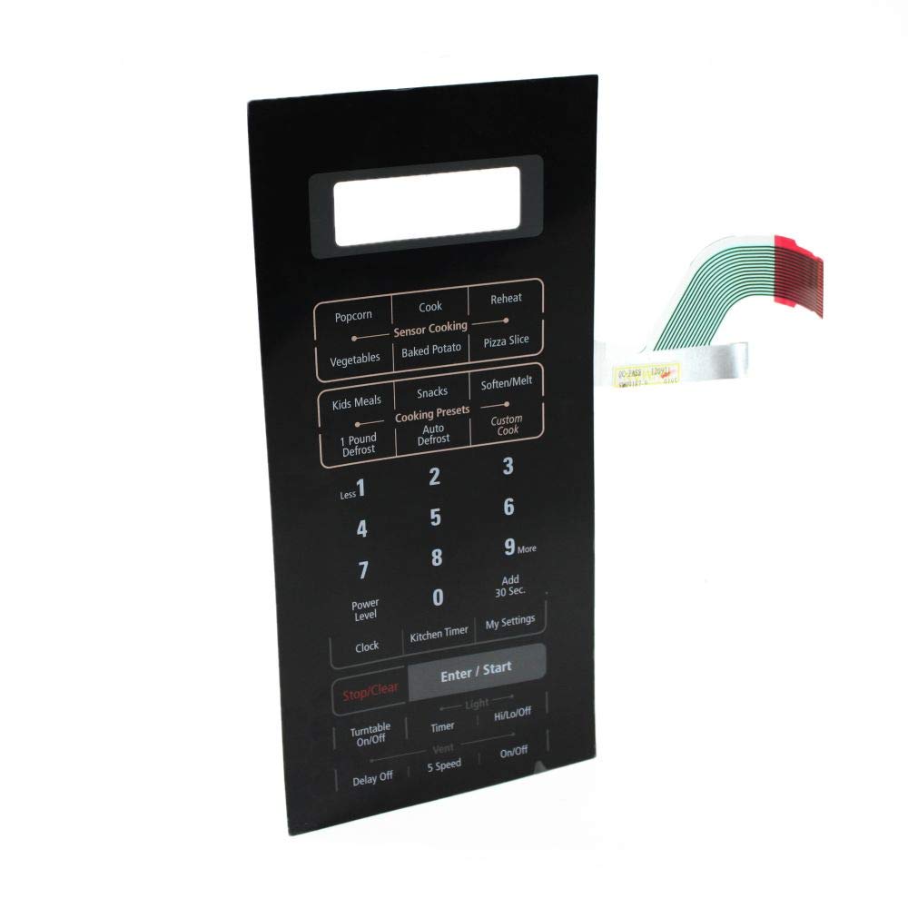 Original Samsung DE34-00330C Microwave Keypad - Genuine OEM Replacement Part for Samsung Microwaves | Perfect for DIY Repairs & Home Appliance Maintenance