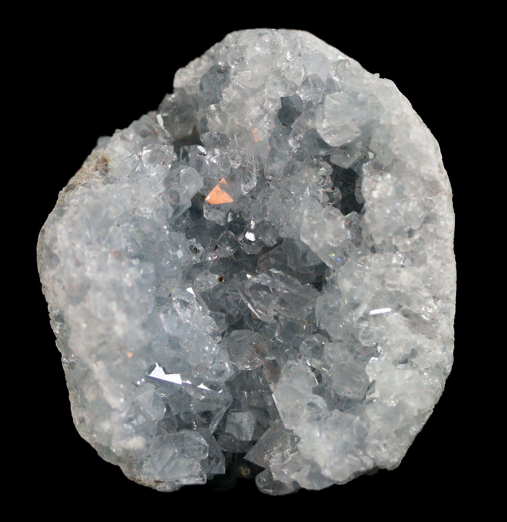 Natural Celestite Crystal Cluster - Healing Stone for Meditation, Stress Relief & Positive Energy - Perfect for Home Decor, Office & Spiritual Practices