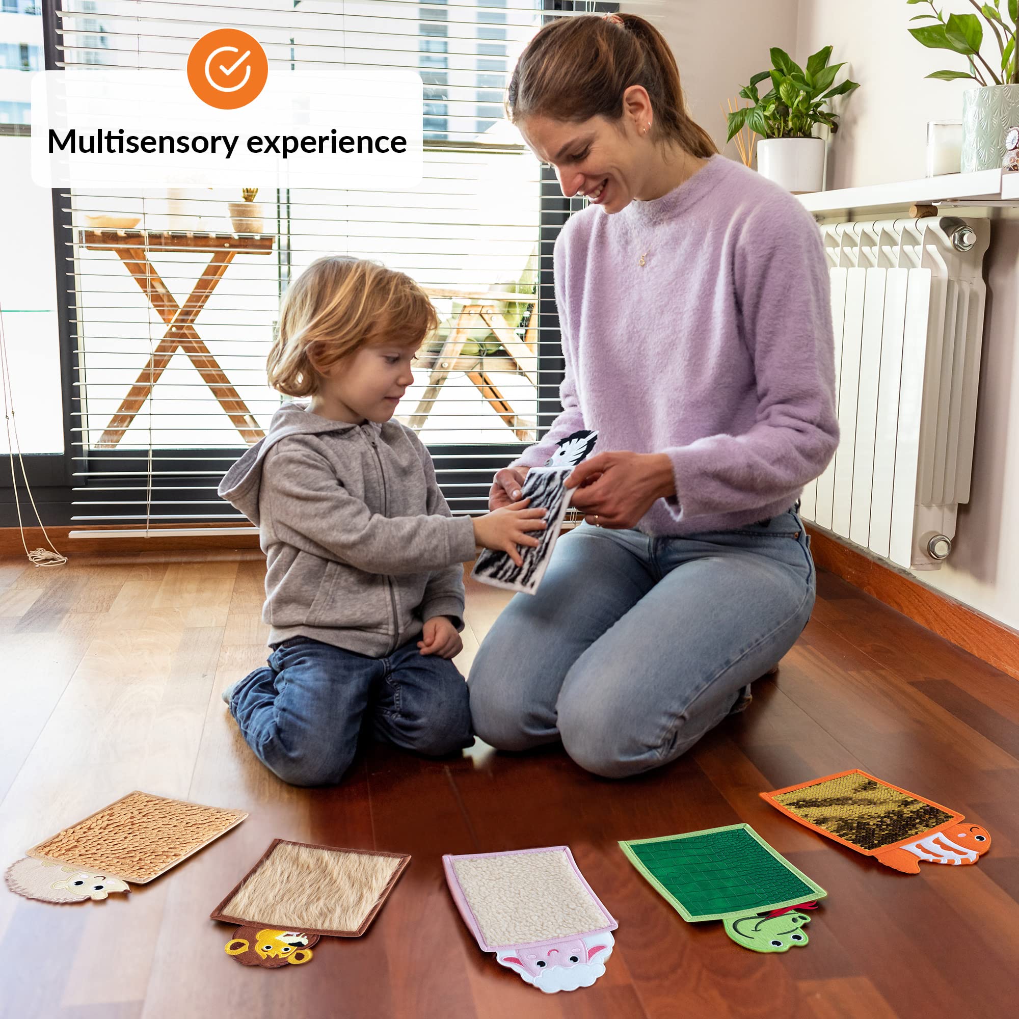 ODOXIA Sensory Mats for Autistic Children - Animal Themed Sensory Tiles & Wall Panels for Tactile Play | Sensory Room Equipment & Toys for Kids with Autism | Perfect for Therapy Rooms, Classrooms & Home Sensory Play Spaces