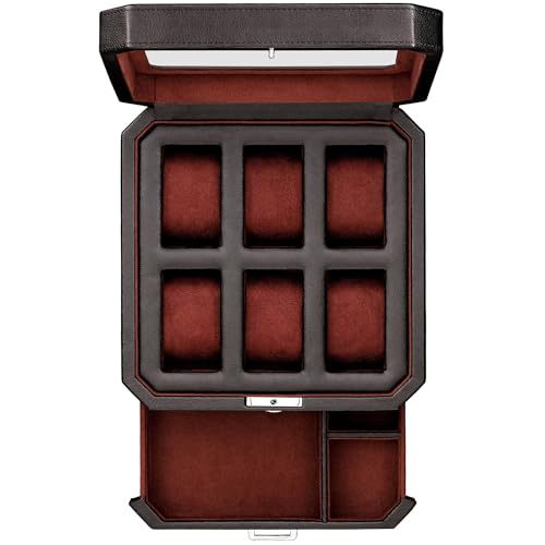 6 Slot - Black/Red