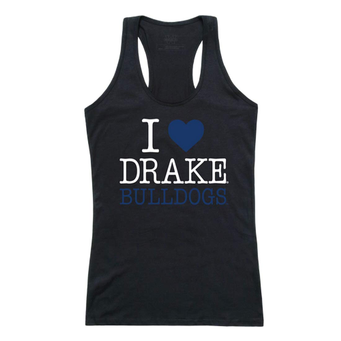 Drake Bulldogs NCAA Women's Love Tank Top - Black, X-Large - Perfect for Game Day, Workouts & Casual Wear