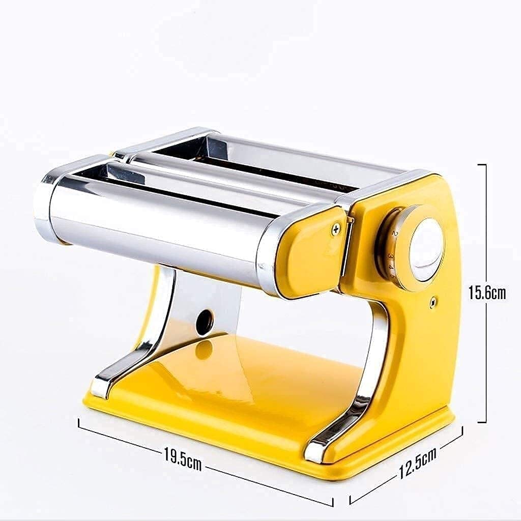 LIJCC Manual Pasta Maker Machine - Hand Crank Noodle Roller for Homemade Spaghetti & Fettuccine | Durable Kitchen Tool for Italian Cuisine, Family Cooking & Restaurant Use