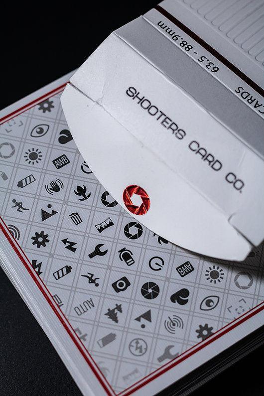 Shooters Playing Cards - Premium Collector's Edition White Deck for Poker, Blackjack & Card Games | Perfect for Game Nights, Magic Tricks & Collectors