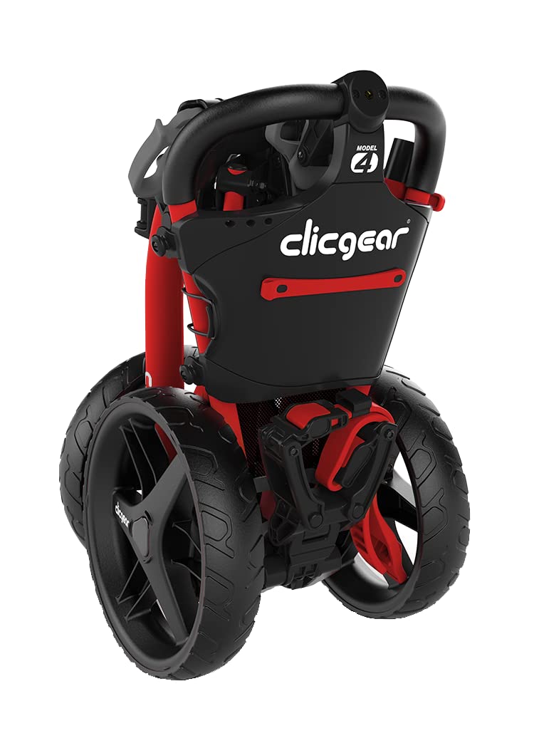 Clicgear Model 4.0 Golf Push Cart - 3-Wheel Foldable Walking Golf Cart with Lightweight Design | Perfect for Golfers, Walking Courses & Easy Storage
