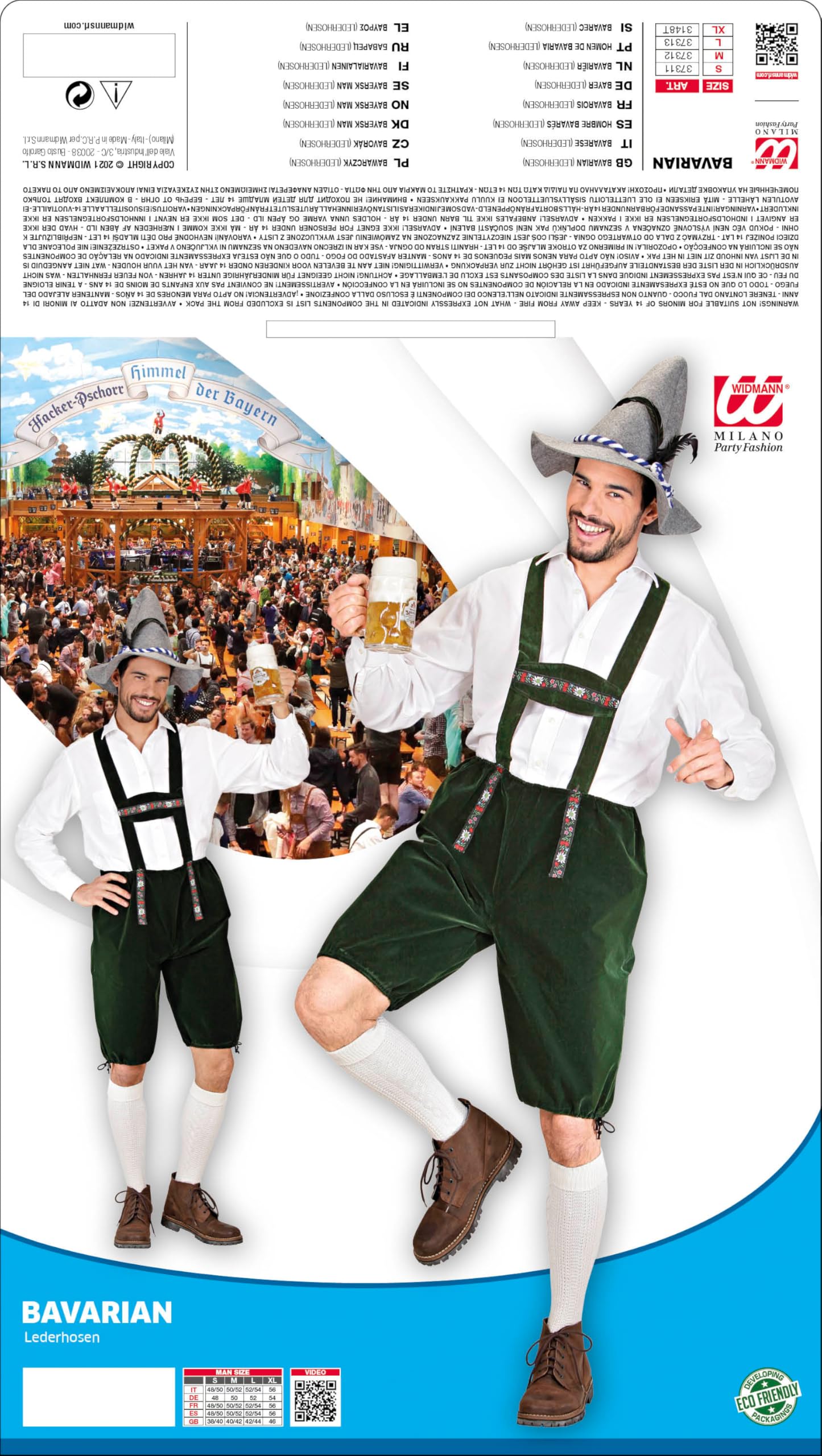 Authentic Bavarian Lederhosen Costume for Men - Traditional German Oktoberfest Outfit (Size M) | Perfect for Oktoberfest, Halloween, and Themed Parties