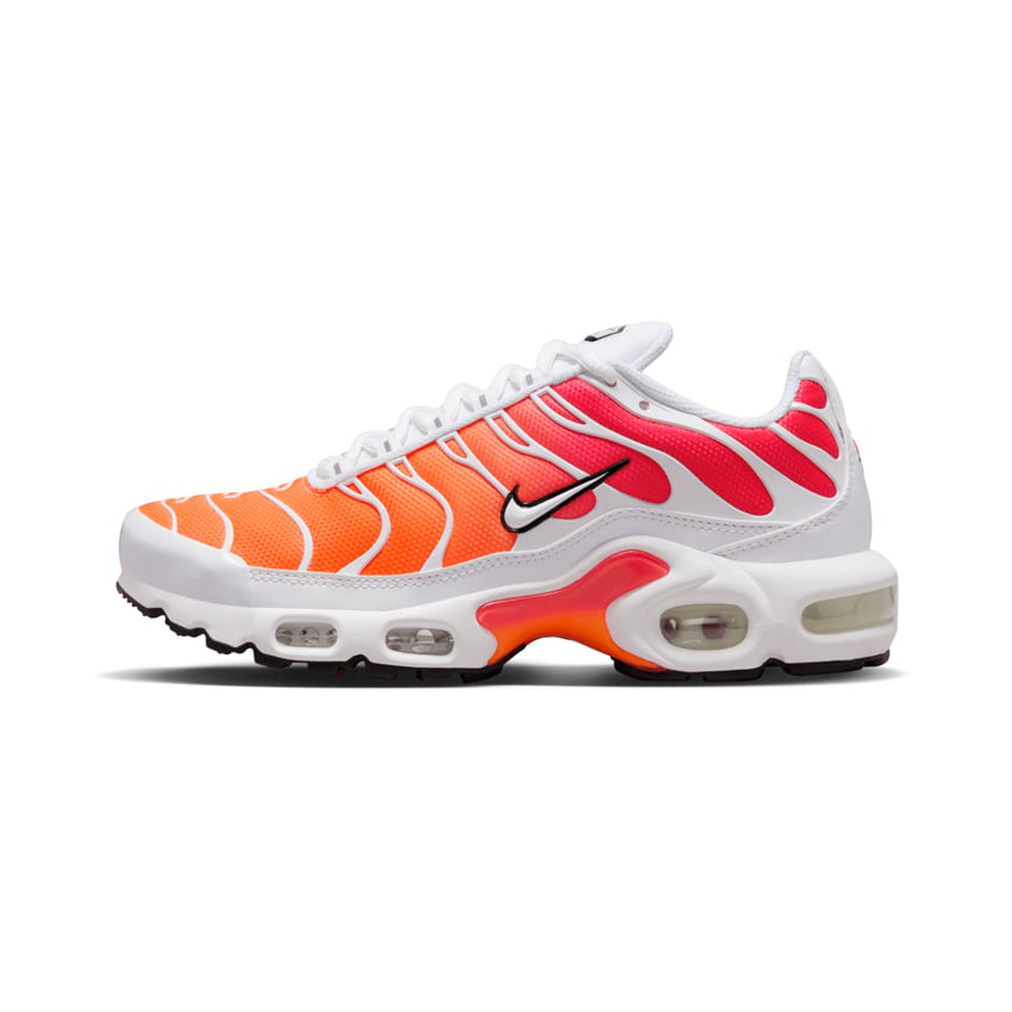 Nike Air Max Plus TN 'White Ember Glow' Running Shoes (2023) - Men's Lightweight Cushioned Sneakers for Gym, Jogging & Streetwear Fashion