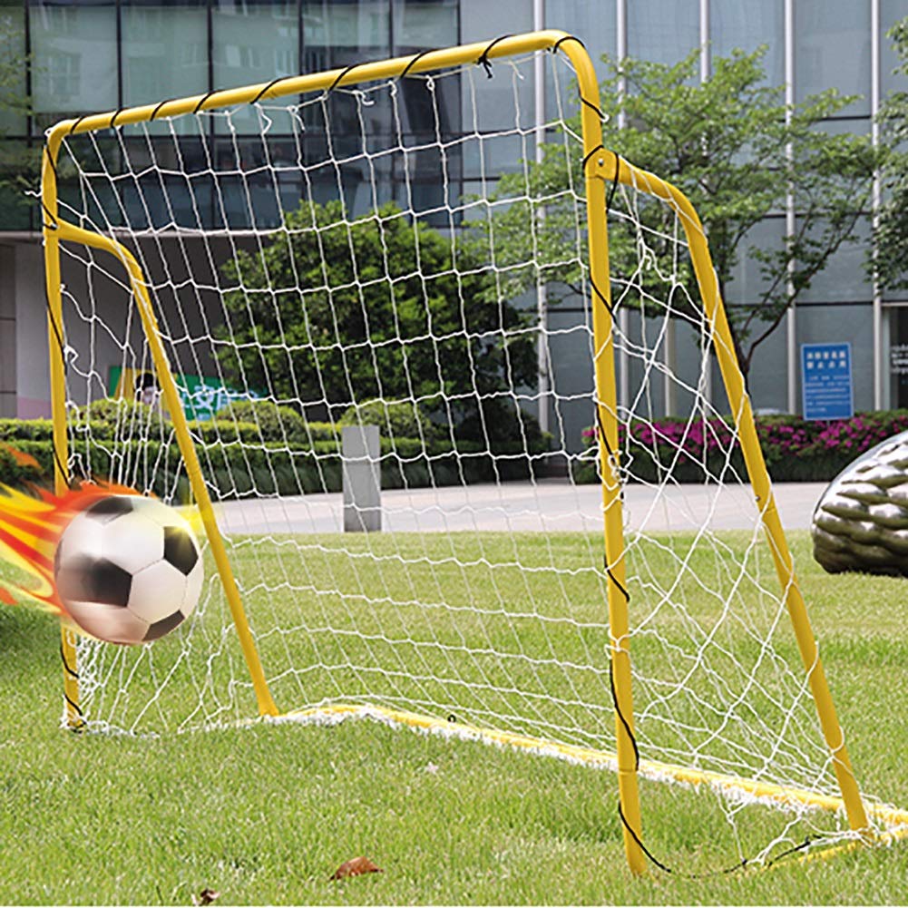 ZJM Colorful Kids Soccer Goal Set - Portable Multifunctional Mini Soccer Net for Turf, Lacrosse & Street Hockey - Perfect for Backyard Play, Youth Training & Outdoor Sports Activities