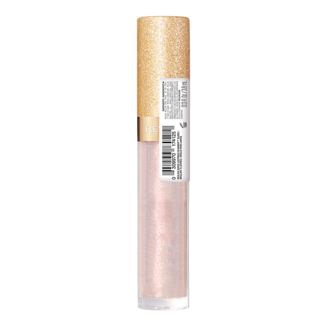 Revlon Super Lustrous Glimmer Gloss - Diamond Drama Shine, 3.8ml Lip Gloss for Women | Perfect for Date Night, Parties & Everyday Wear