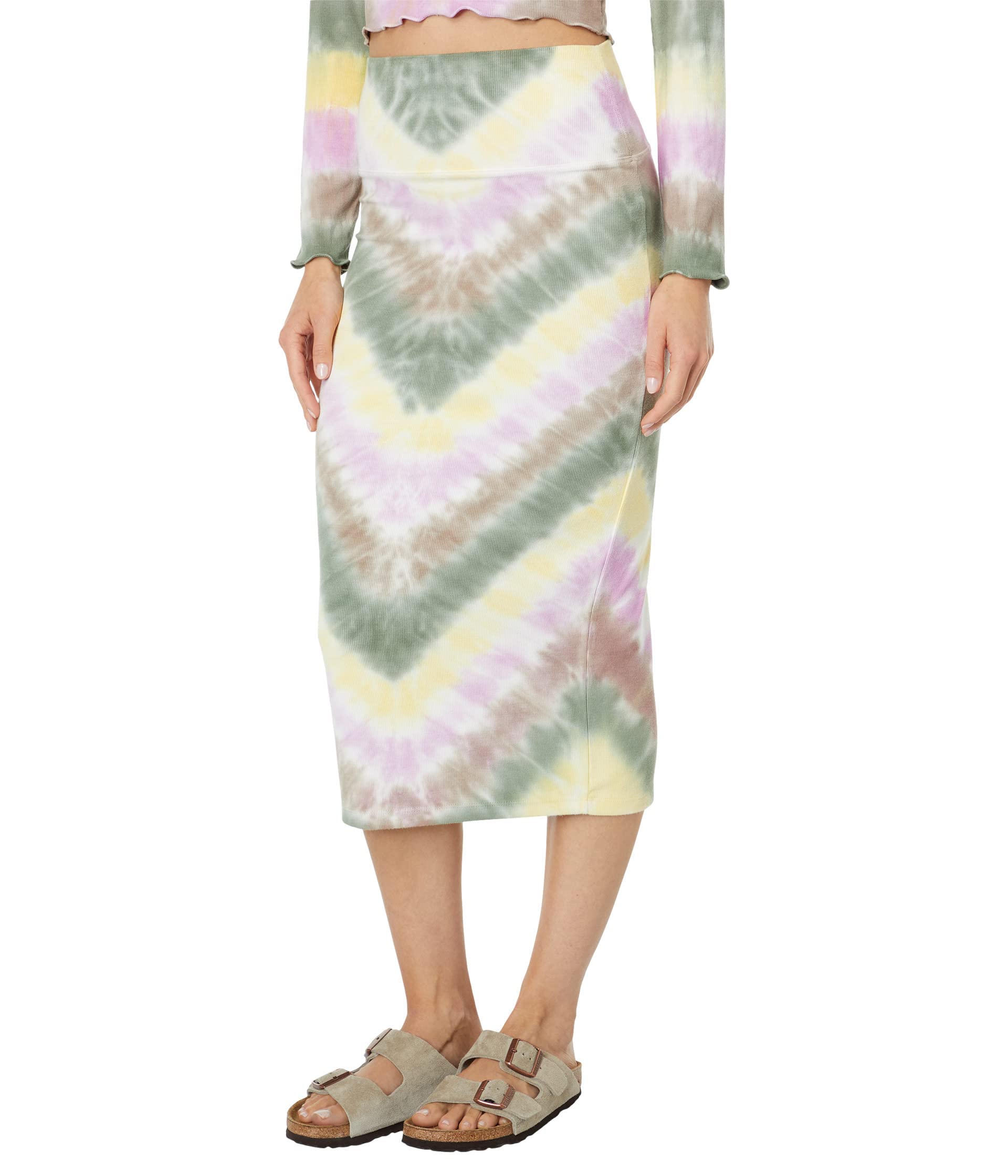 Electric & Rose Wilcox Skirt - Women's Floral Print A-Line Skirt with Elastic Waist | Perfect for Summer, Casual Outfits, and Office Wear
