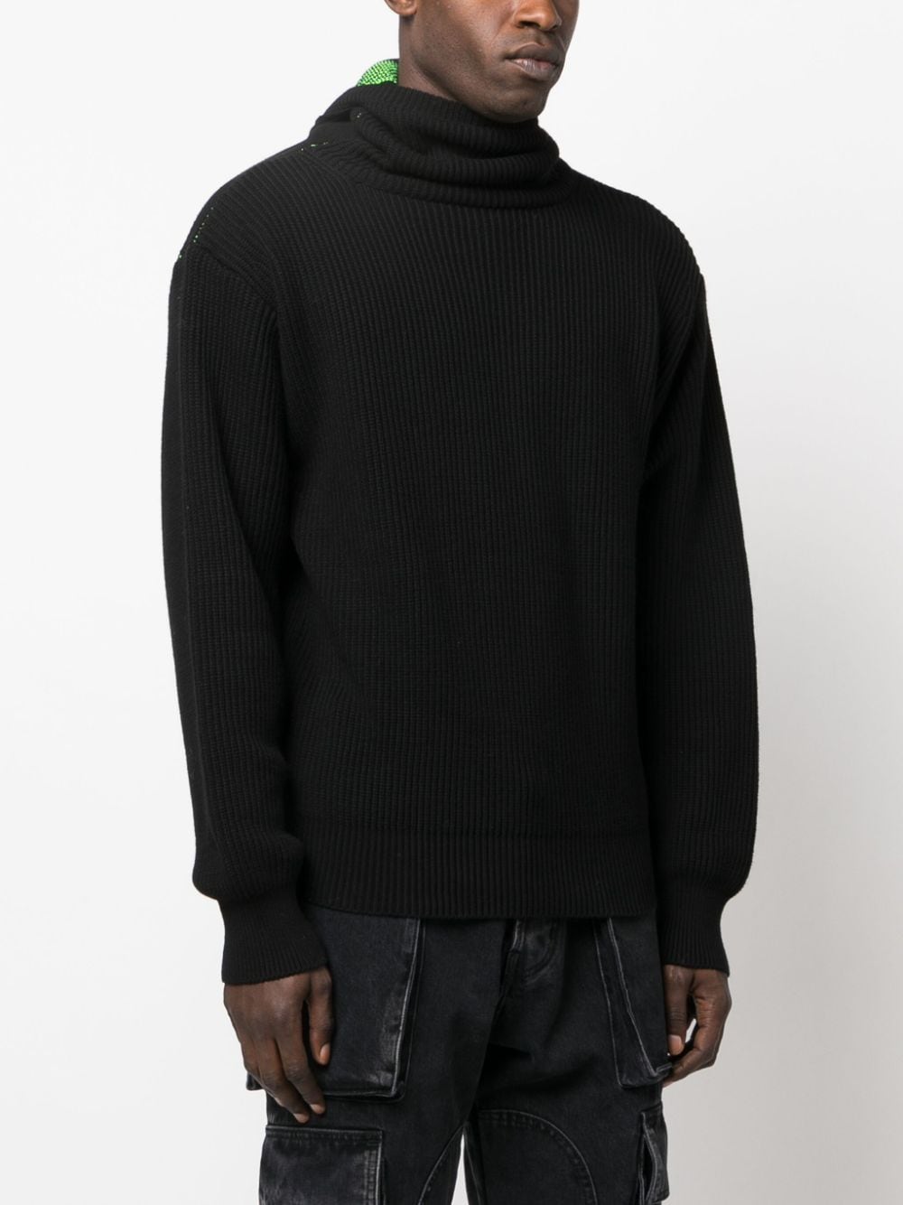 Black Aries Sweater for Women - Soft & Stylish Knit Pullover for Casual Wear & Winter Fashion