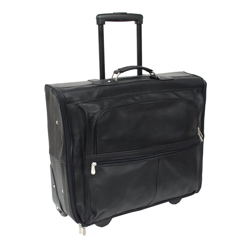 Best Travel Garment Bag on Wheels - Black Carry-On Luggage for Suits & Dresses - Perfect for Business Trips, Weddings & Air Travel