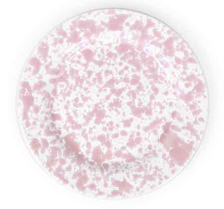 Pink Marble Sandwich and Salad Plates Set of 4 - 8.5 Inch Elegant Dinnerware for Picnics, Parties & Home Dining
