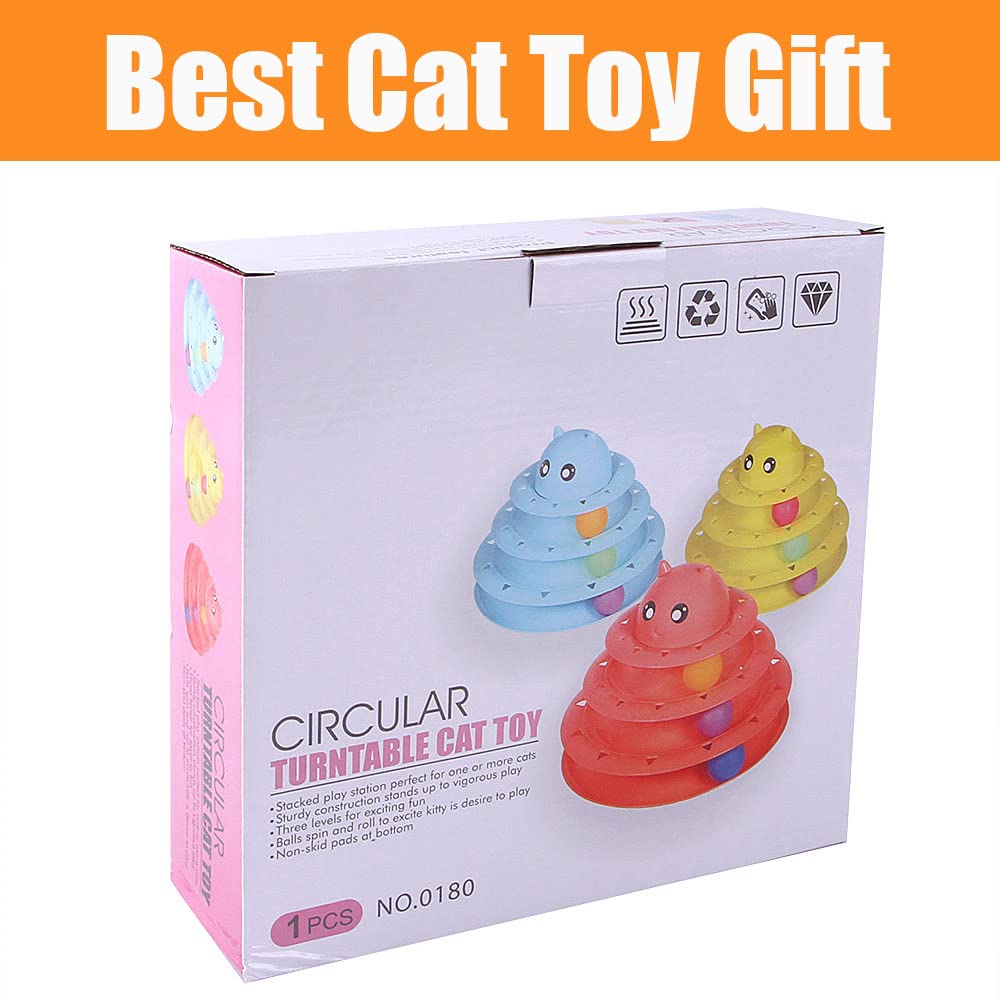 Speedy Panther 14-Pack Interactive Cat Toys for Indoor Cats & Kittens - Fun Roller Exerciser, 3-Level Teaser Balls & Feather Wand - Perfect for Playtime, Exercise & Bonding with Your Feline Friend