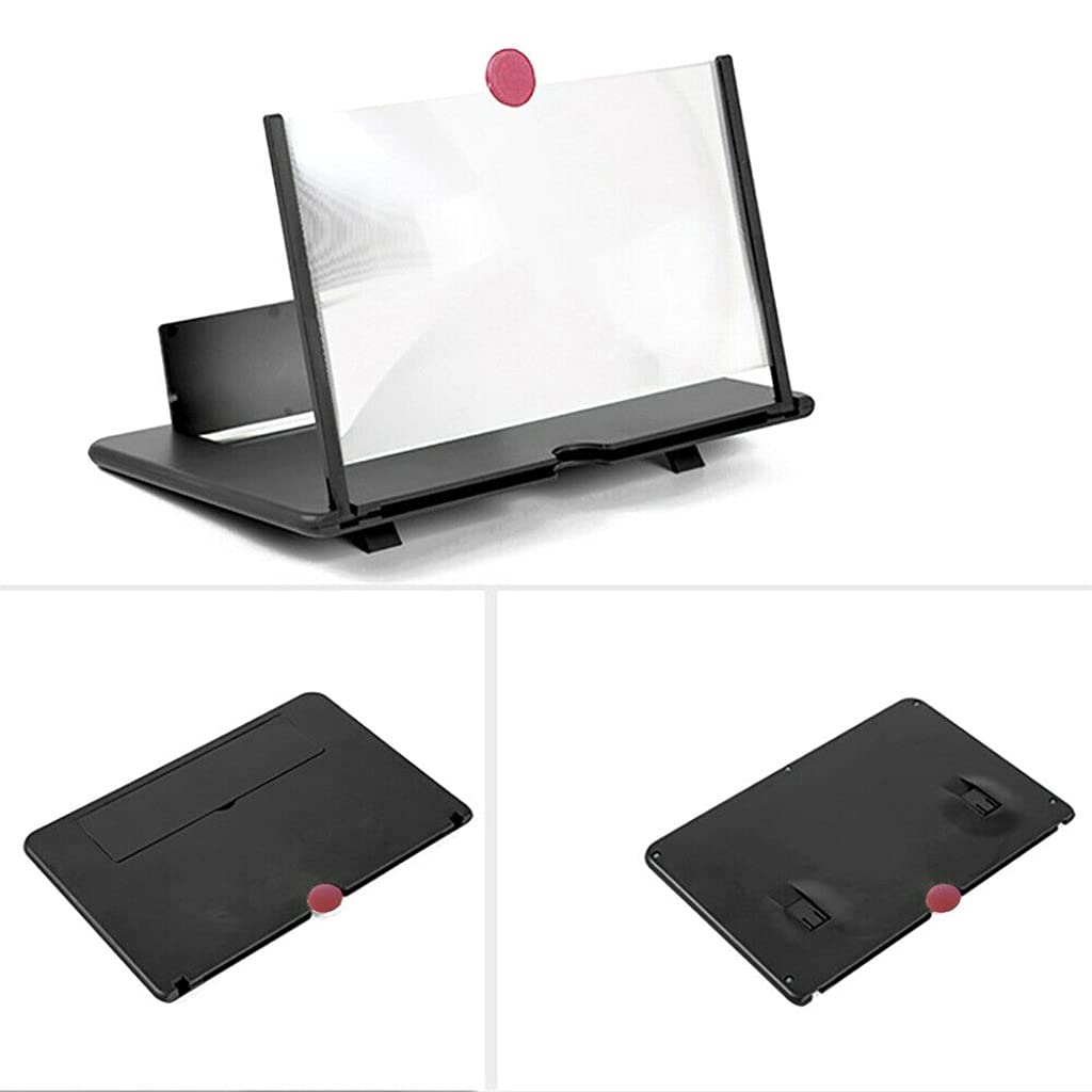 12 Inch HD Mobile Phone Screen Amplifier - Foldable Magnifying Stand for Movies & Gaming | Portable Phone Screen Enhancer for Home, Office & Travel Entertainment