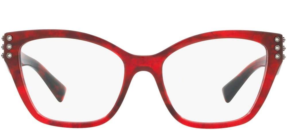 Valentino VA 3036 5020 Red Havana Eyeglasses - Stylish Designer Frames for Women & Men | Perfect for Everyday Wear, Office & Fashion Outfits