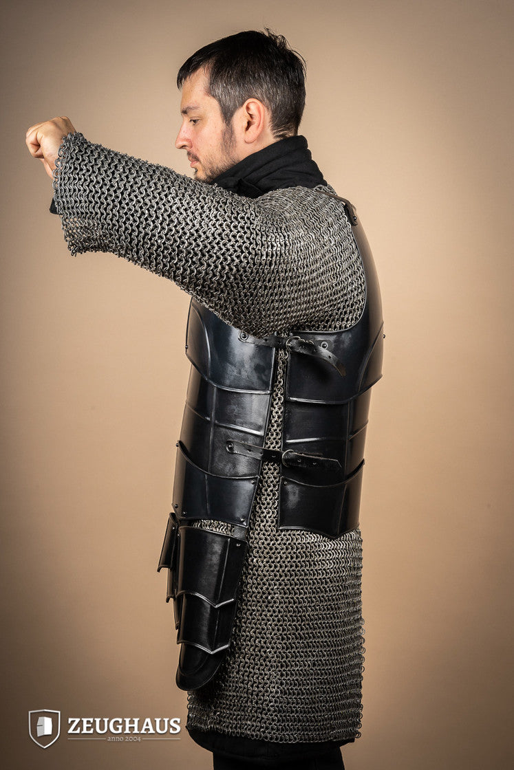Cuirass Champion Burnished Leather Armor - Medieval LARP Cosplay Costume for Renaissance Fairs & Historical Reenactments