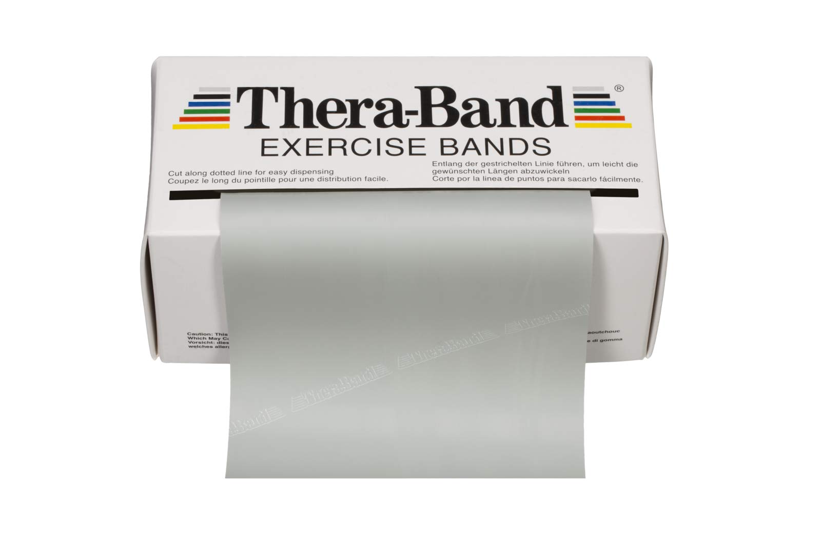 THERABAND Resistance Bands - 6 Yard Roll Professional Latex Elastic Fitness Bands for Strength Training, Physical Therapy, Pilates & Yoga | Home Gym Equipment for Upper Body, Lower Body & Core Workouts | Ideal for Stretching, Rehabilitation & Home Exercises