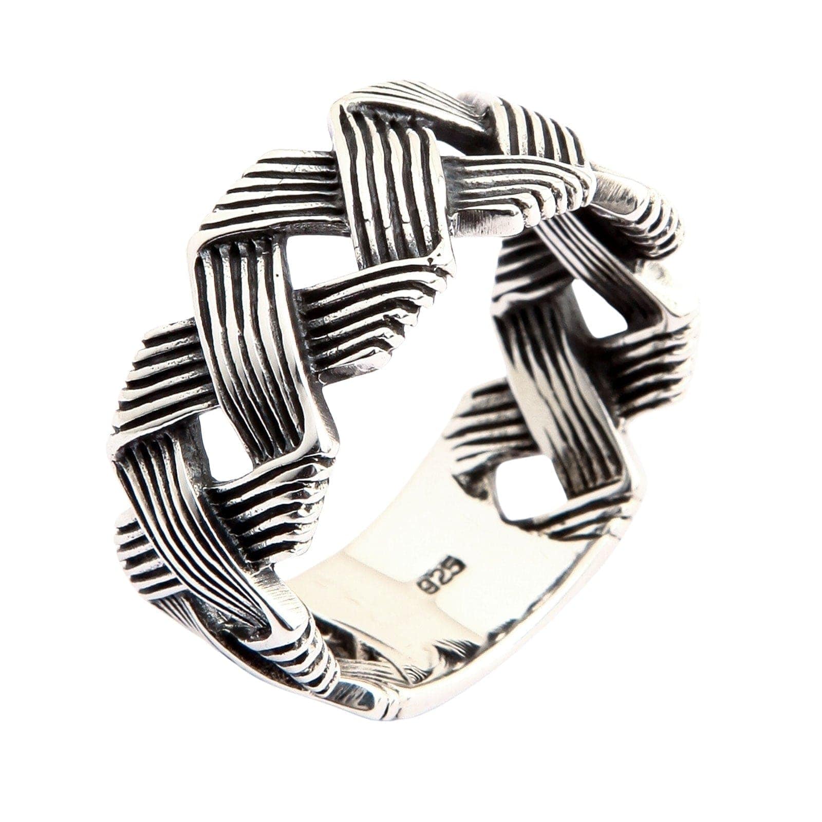 Handmade Wave Knot Sterling Silver Band Ring for Women - Boho Chic Jewelry for Everyday Wear & Special Occasions