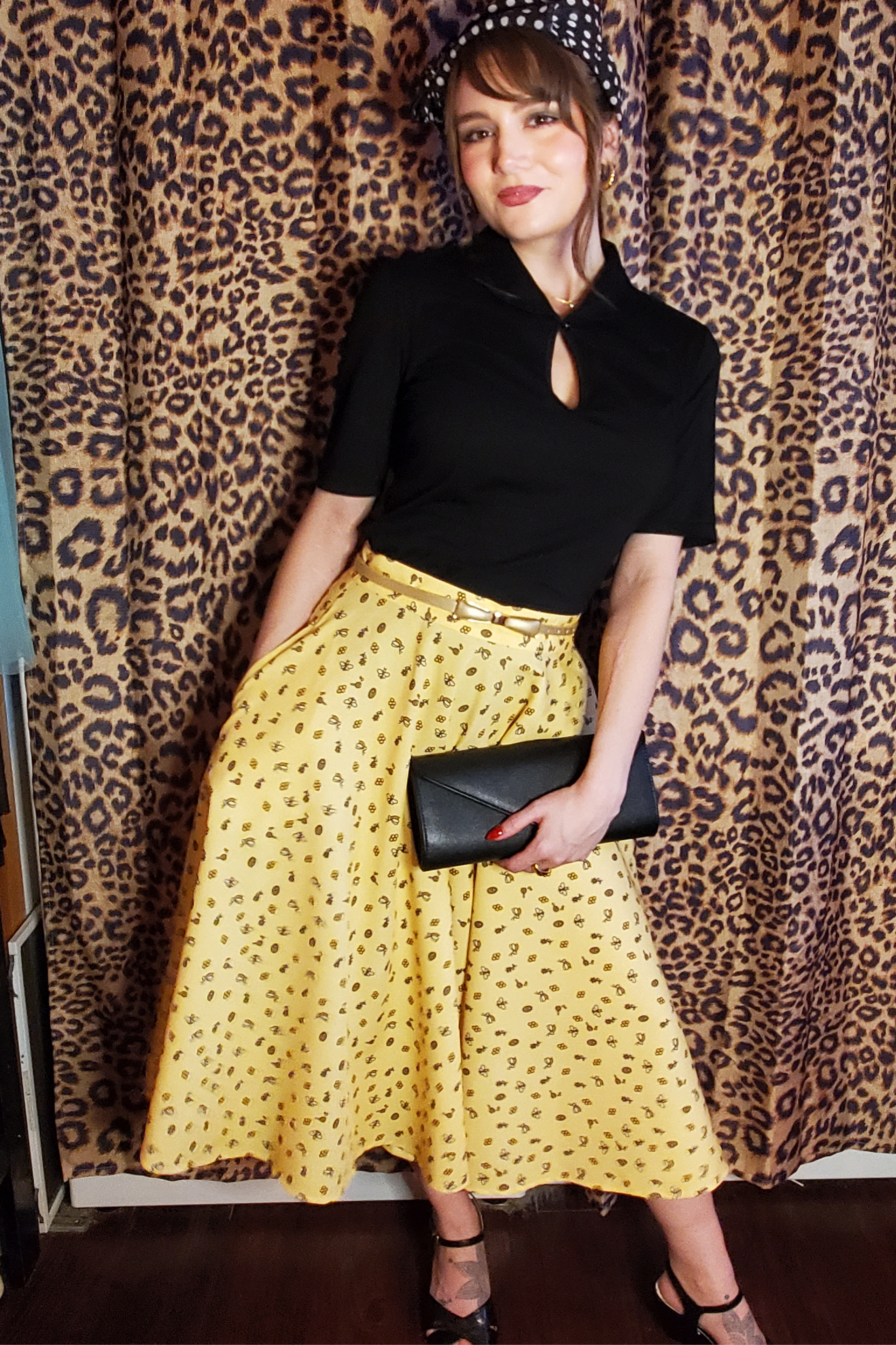 Annette Full Circle Skirt - Women's Flowy A-Line Swing Skirt with Elastic Waist | Perfect for Dances, Weddings & Casual Outfits