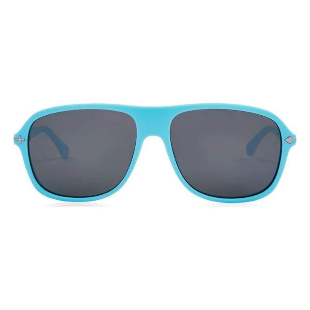 TM-021S-05 Polarized Fashion Sunglasses - Blue Mirror Lens Unisex Shades for Men & Women - UV Protection for Driving, Beach & Outdoor Activities
