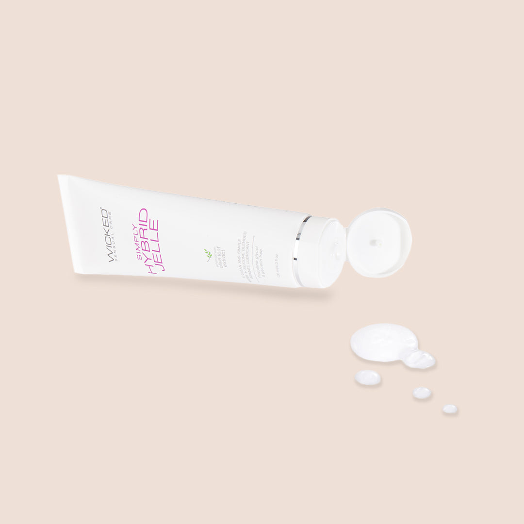 Wicked Simply Hybrid Jelle | Water-Based & Silicone Lubricant for Enhanced Comfort & Long-Lasting Pleasure | Perfect for Couples & Solo Play