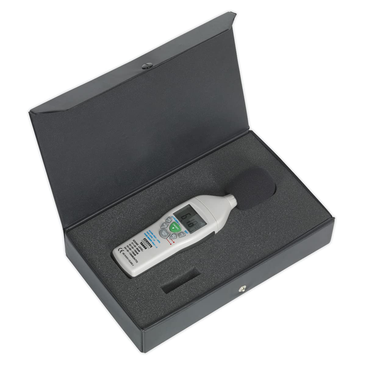 Sealey TA060 Digital Sound Level Meter - Professional Noise Measurement Device for Home, Office & Industrial Use - Perfect for Workplace Safety & Environmental Monitoring