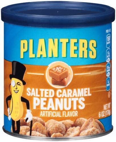 Salted Caramel Planters Peanuts - Pack of 4 | Crunchy Snack for Parties, Movie Nights & On-the-Go Energy Boost