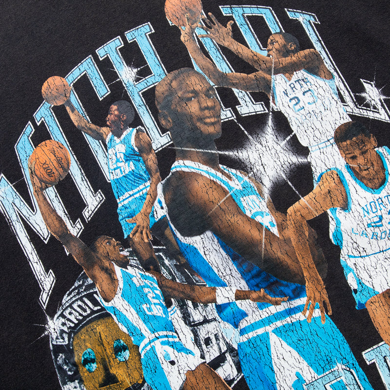 Jordan Flight Essentials Graphic Tee - Black/Dark Powder Blue - Men's Basketball & Casual Wear - Perfect for Street Style & Gym Workouts