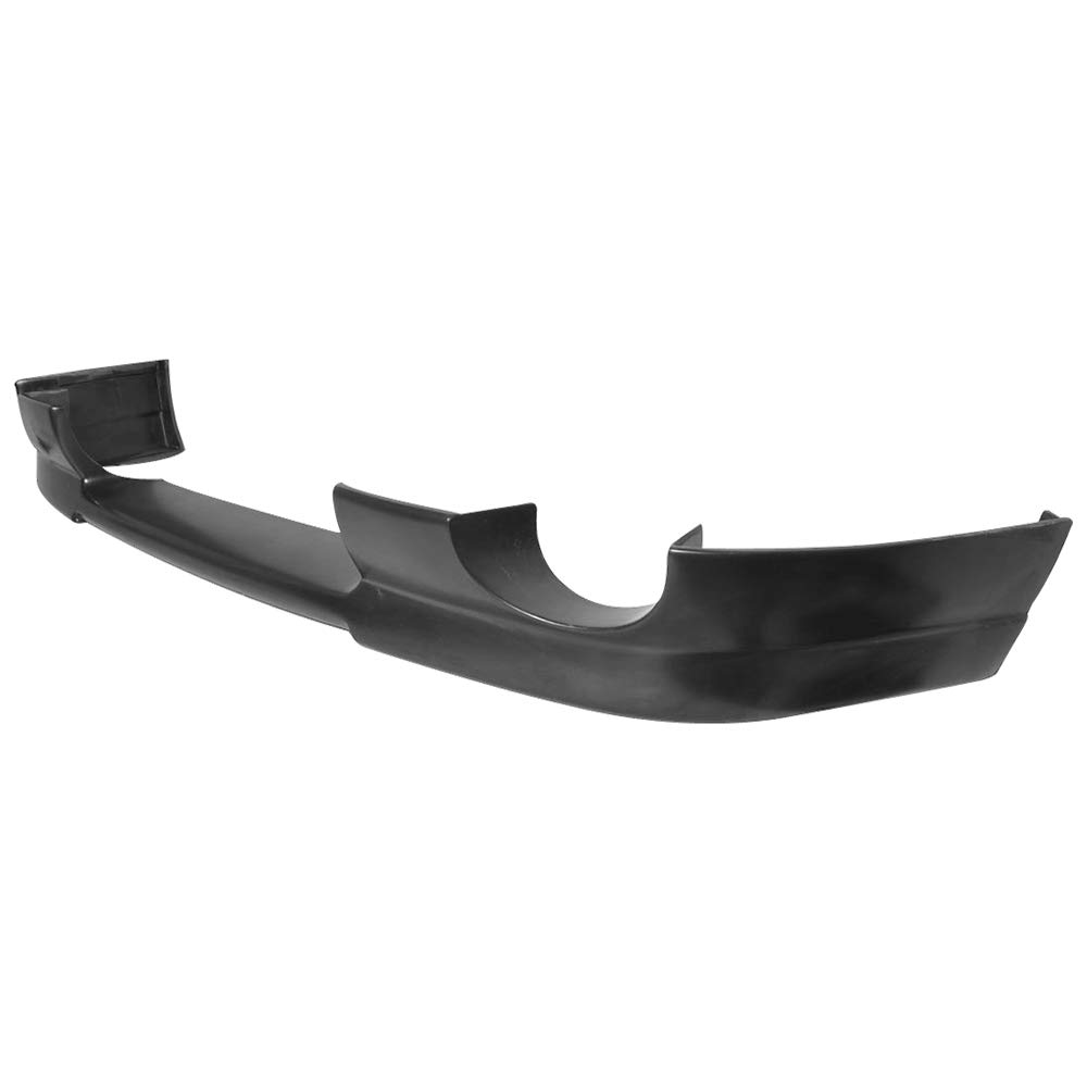 IKON MOTORSPORTS Front Bumper Lip Spoiler for 2003-2005 Subaru Forester SG5 | DS Style PU Black Splitter | Enhances Aerodynamics & Sporty Look | Perfect for Street Racing & Car Shows
