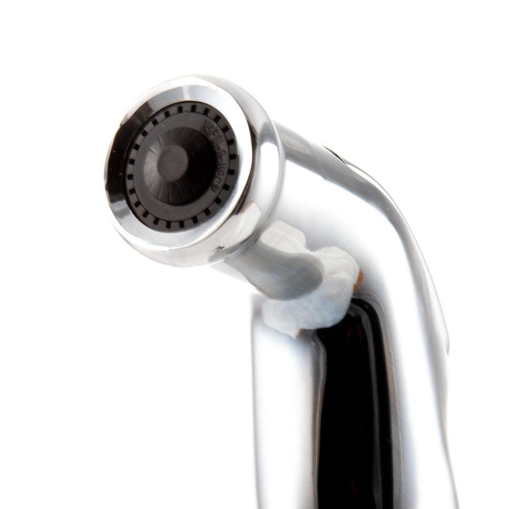 ZLINE Mona Chrome Kitchen Faucet with Side Sprayer - Modern Pull-Down Sprayer for Sinks, Dishwashing & Food Prep - MNA KF CH