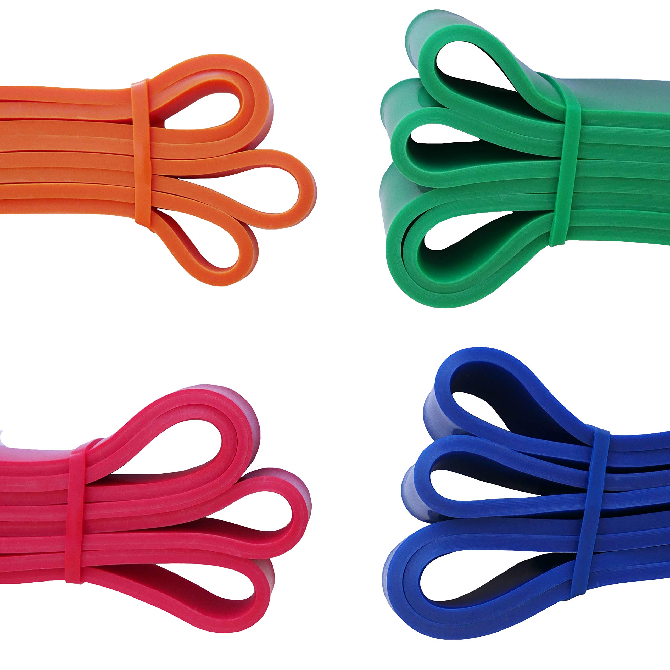 Fit Simplify Pull Up Assist Resistance Bands - Workout Bands for Strength Training, Physical Therapy, Stretching & Mobility Exercises - Perfect for Home Gym, CrossFit & Rehabilitation