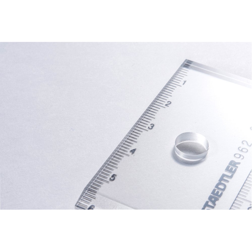 STAEDTLER 962 06-30 5mm Square Ruler for Cutting - 11.8 Inches (30 cm) Precision Measuring Tool for DIY Crafts, Sewing & Quilting Projects