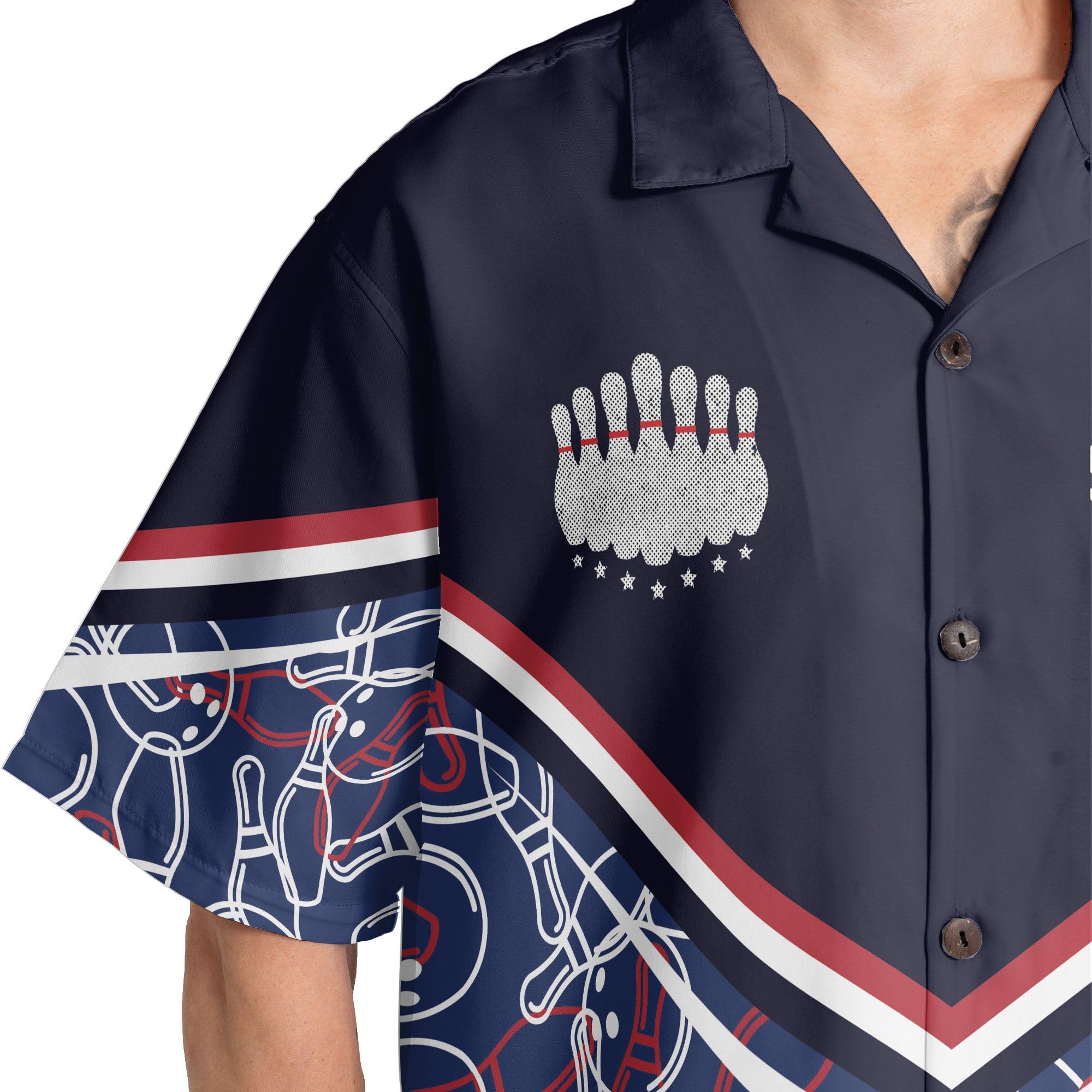Custom Personalized Bowling Shirts with Names for Men & Women - Stylish Hawaiian Bowling Shirts for Team Uniforms & League Play - Perfect for Bowling Parties & Casual Wear