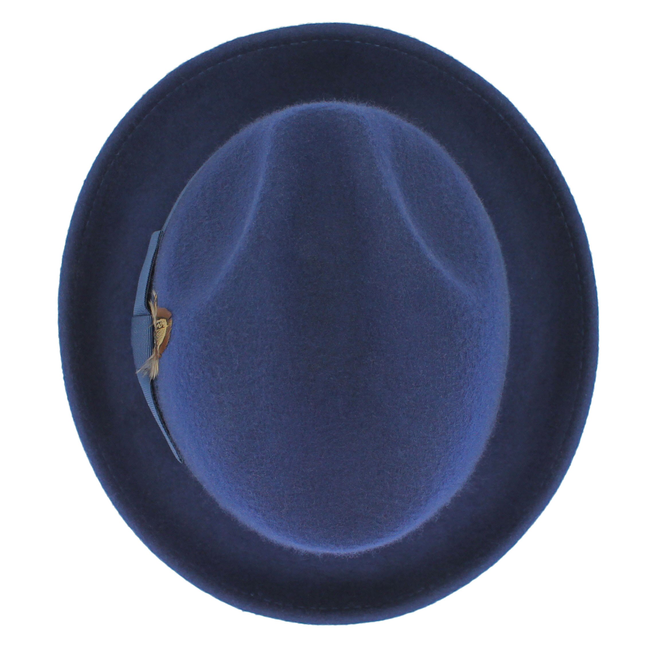 Stylish Men's Fedora Hat - Classic Wool Felt Dress Hat for Formal & Casual Wear - Perfect for Weddings, Parties, and Everyday Fashion