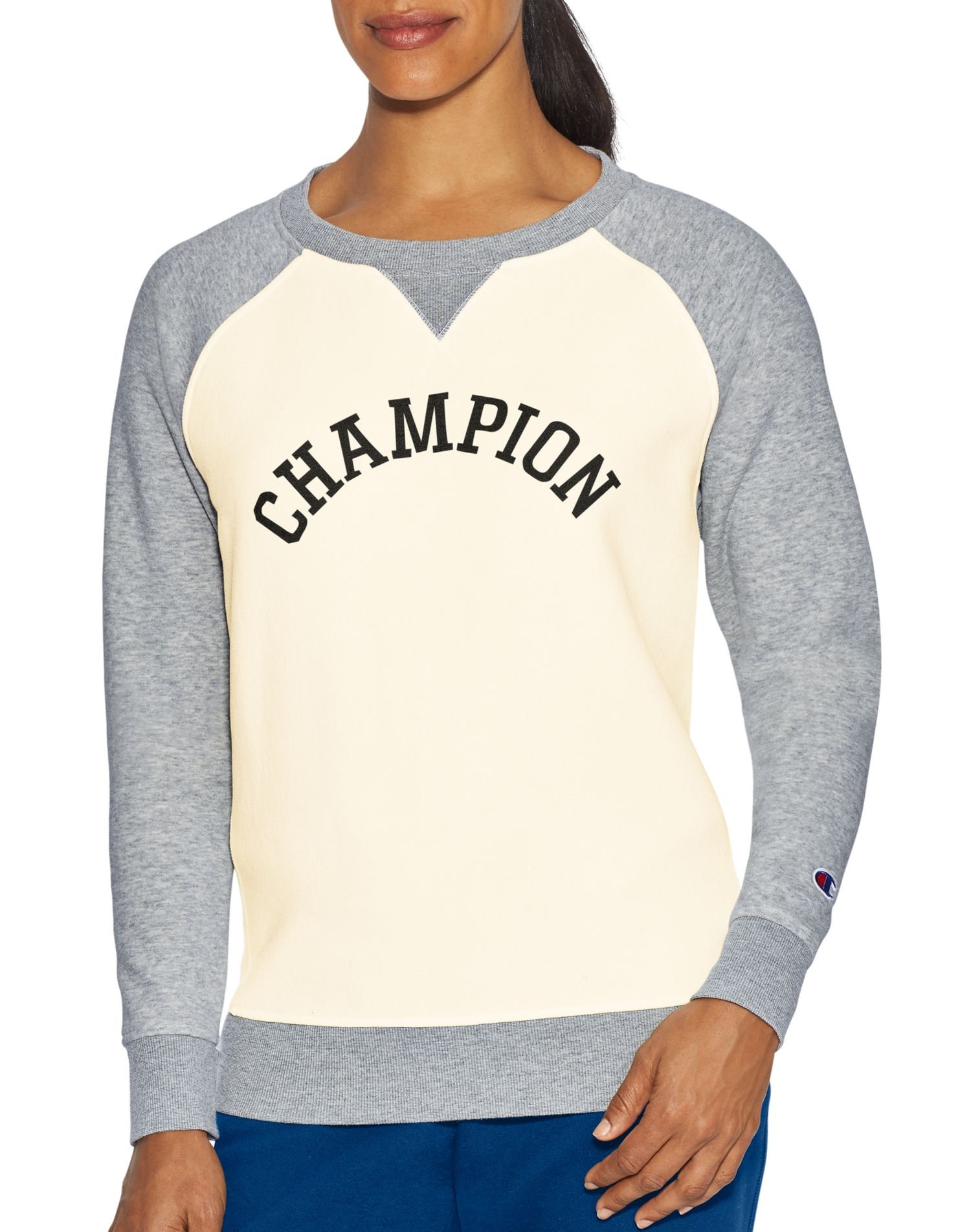 Champion Women's Plus Size French Terry Funnel Neck Pullover Sweatshirt - Cozy Casual Wear for Lounge, Workout & Everyday Outfits