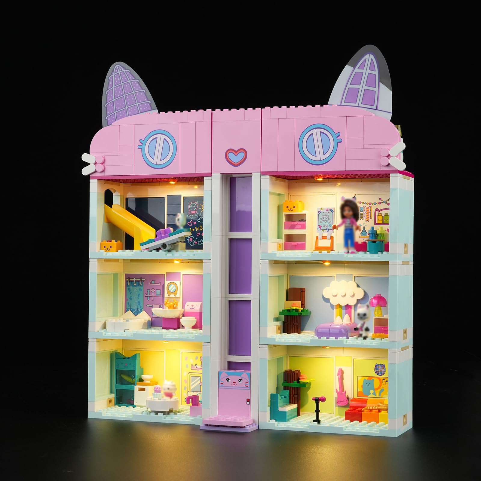 CoolDAC LED Light Kit for Lego 10788 Gabby's Dollhouse Toy Set (Lights Only, No Models) - Creative Decorative Lighting Compatible with Lego Gabby's Dollhouse | Perfect for DIY Room Decor, Birthday Gifts & Enhancing Playtime Experience
