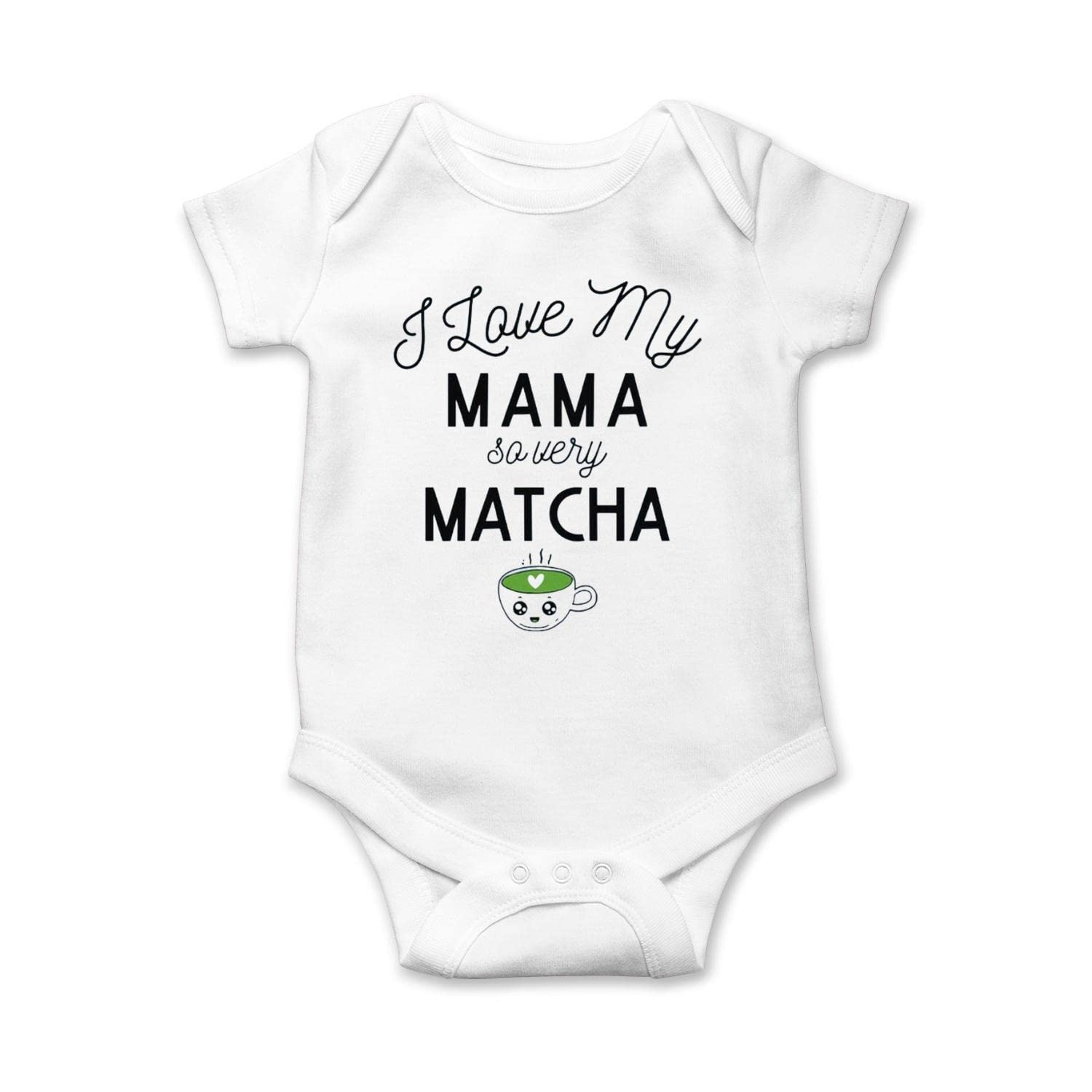 Adorable 'I Love Mom' Baby Onesie - Cute Outfit for Baby Girls & Boys (6-24 Months) - Perfect First Birthday Gift & Mother's Day Present for New Moms