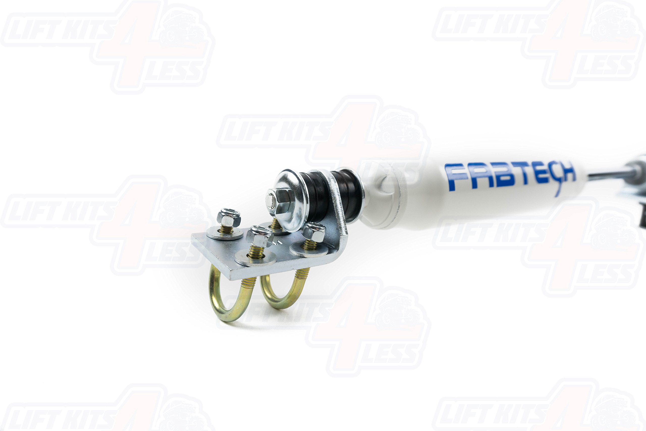 Fabtech FTS8003 Heavy-Duty Steering Stabilizer for Trucks & Jeeps – Off-Road Performance & Vibration Control for Smooth Driving