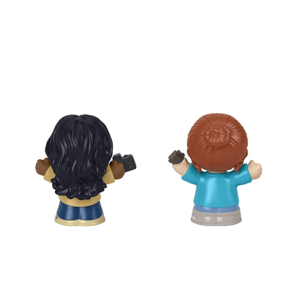 F-Price Toy Figure Pack - Story Starter Figure Set HBW68 - Photographer & Ukulele Player Action Figures in Brown, Blue & Gray - Perfect for Creative Play, Storytelling & Collecting