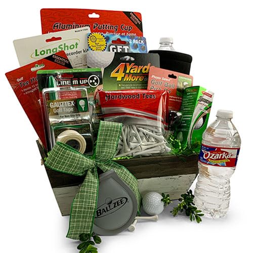 Premium Golf Gift Basket Set - Unique Golf Nut Themed Gifts for Men & Women | Perfect for Birthdays, Father's Day & Corporate Events