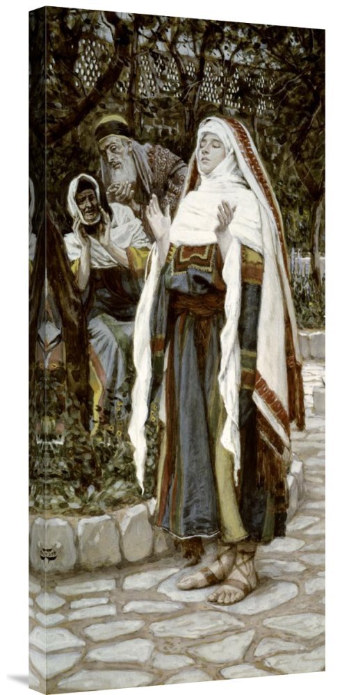 James Tissot Magnificat Gallery Wrap Canvas Wall Art Print - Premium Giclee Reproduction - Perfect for Living Room, Bedroom & Office Decor