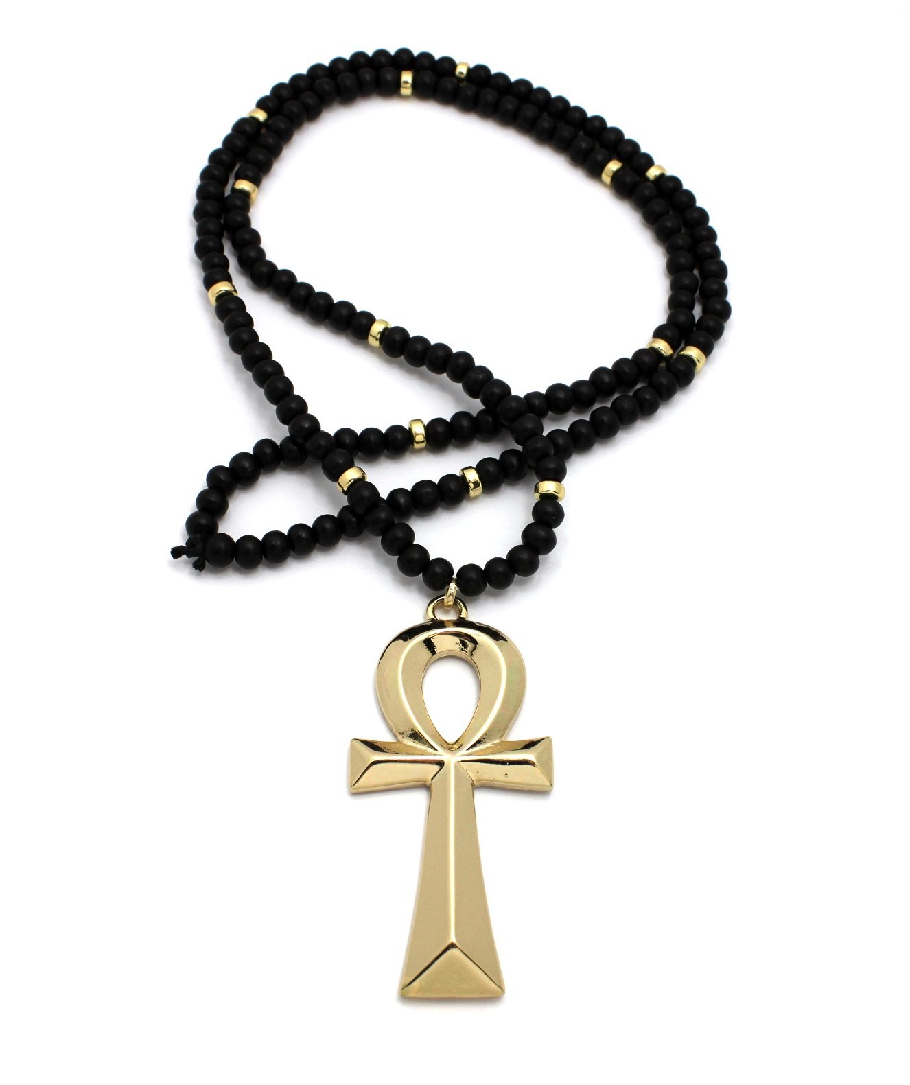 Egyptian Ankh Pendant Necklace - 6mm 30
