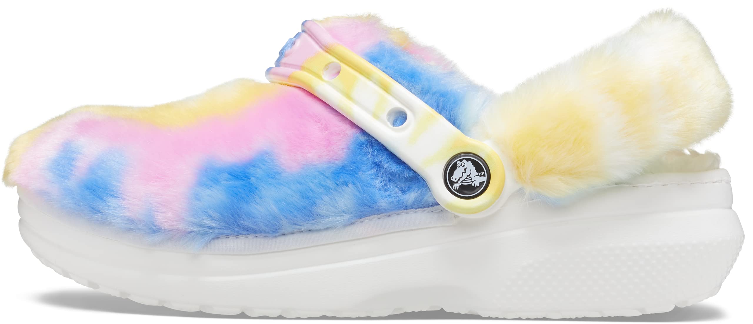 Crocs Unisex Classic Fur Lined Clogs - Warm Fuzzy Slippers for Men & Women | Cozy Indoor/Outdoor House Shoes for Winter Comfort