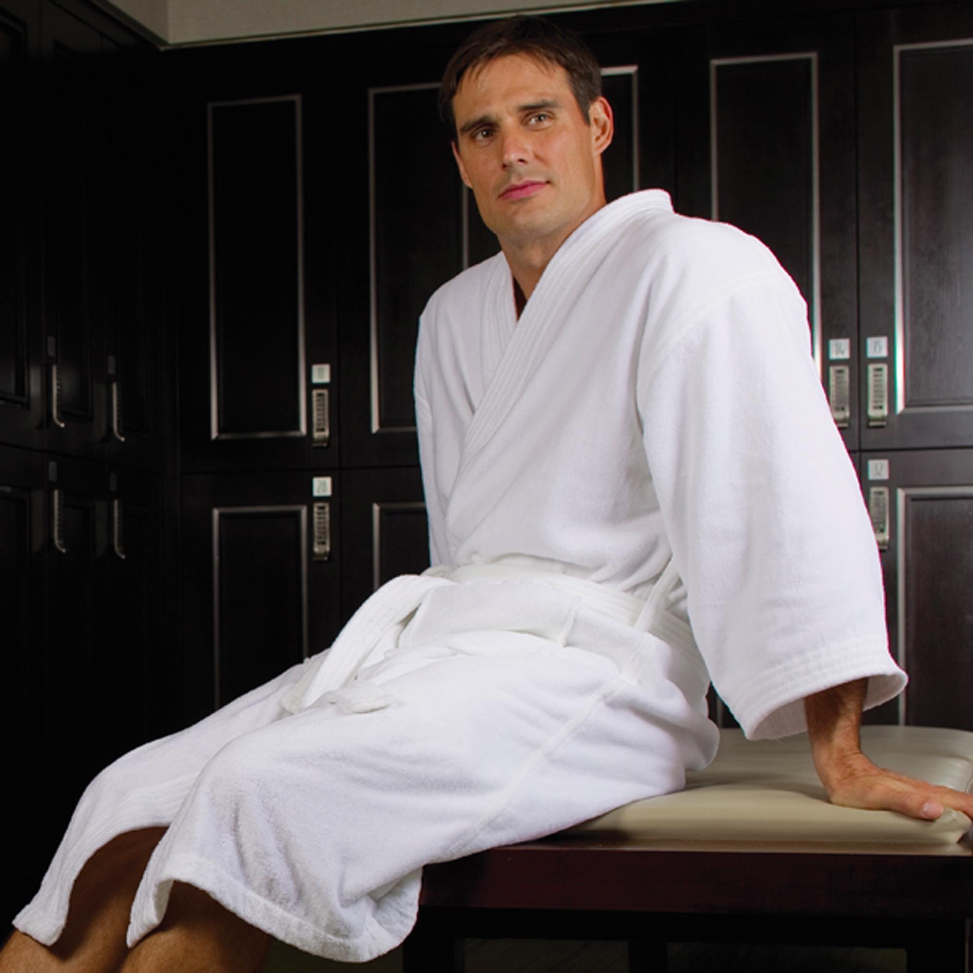 Luxury Boca Terry Robe & Velour Kimono - Soft Plush Bathrobe for Women & Men - Spa, Lounge & Home Relaxation Wear