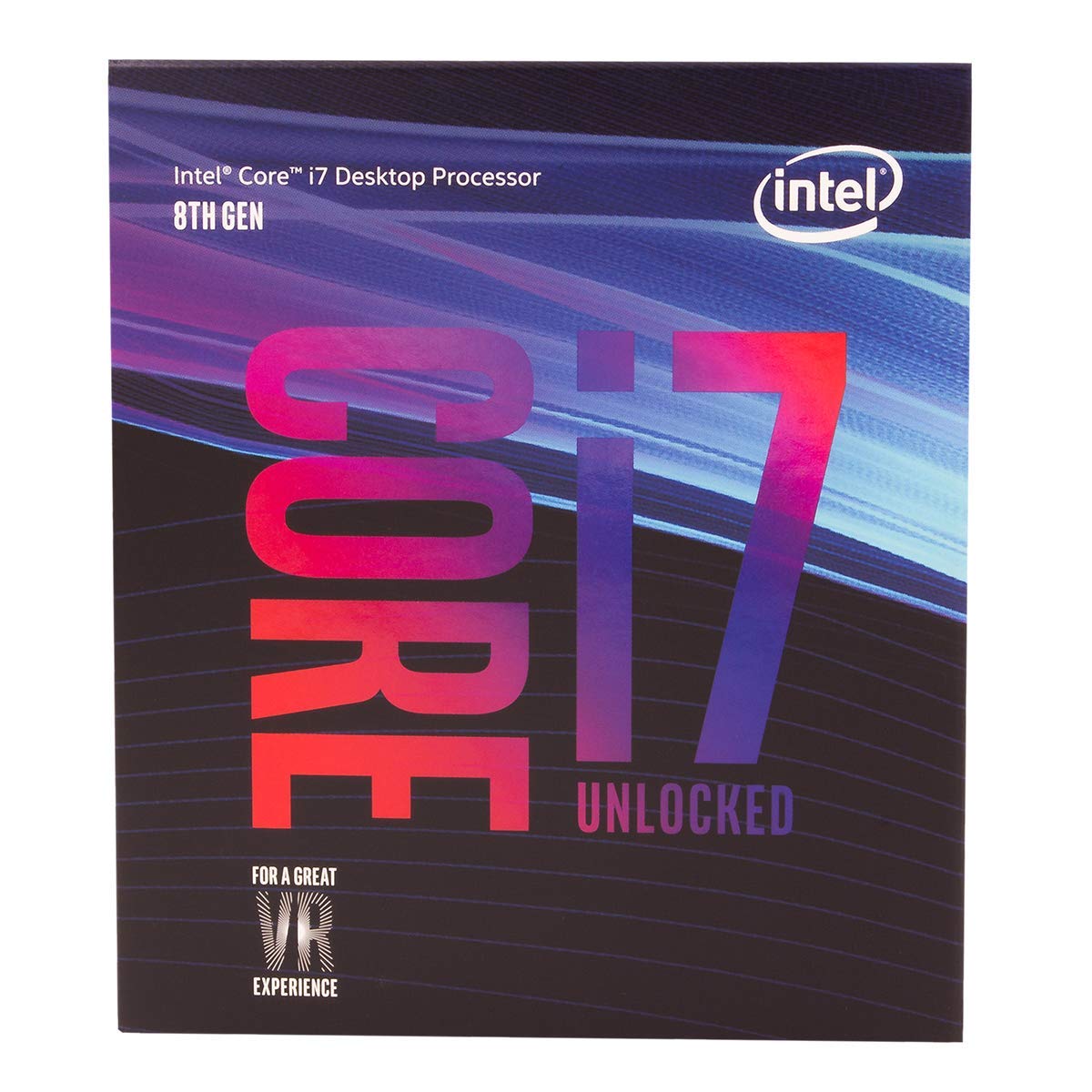 Intel Core i7-8700K 6-Core 4.7GHz Turbo Unlocked Desktop Processor - LGA1151 Socket, 95W TDP - Perfect for Gaming, Streaming & Content Creation PCs
