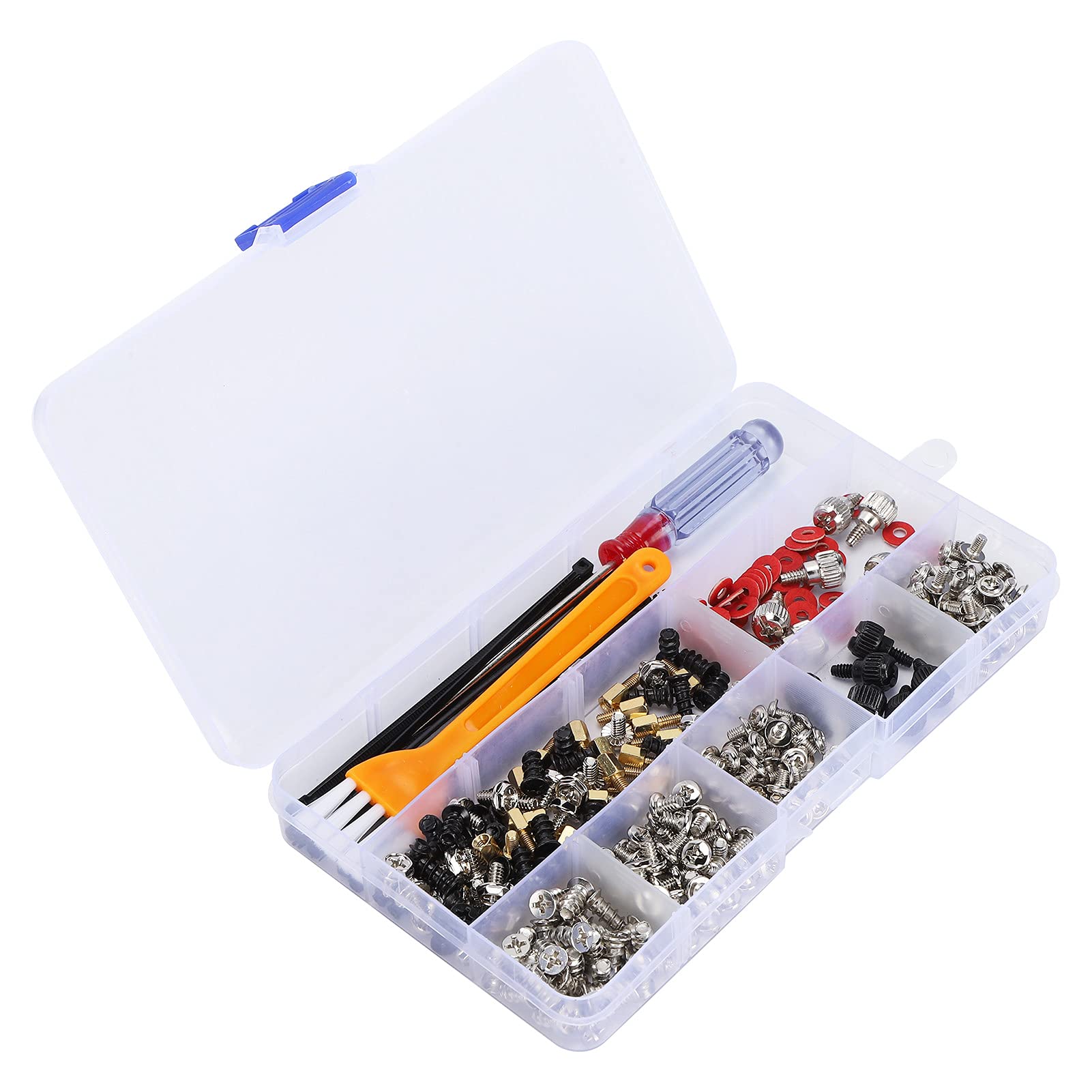 Premium Metal Computer Screw Kit - 120pcs PC/Laptop Repair Screws Set for Motherboard, SSD, HDD Installation - Durable Stainless Steel Hardware for Home & Office Computer Maintenance & DIY Projects