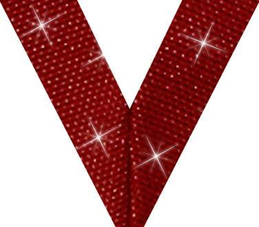 Crown Awards Reindeer Medals - 2.5 Inch Spin Wreath Christmas Medals with Shiny Red Ribbon, Gold Holiday Award for Xmas Party Decorations, School Events & Winter Sports Competitions