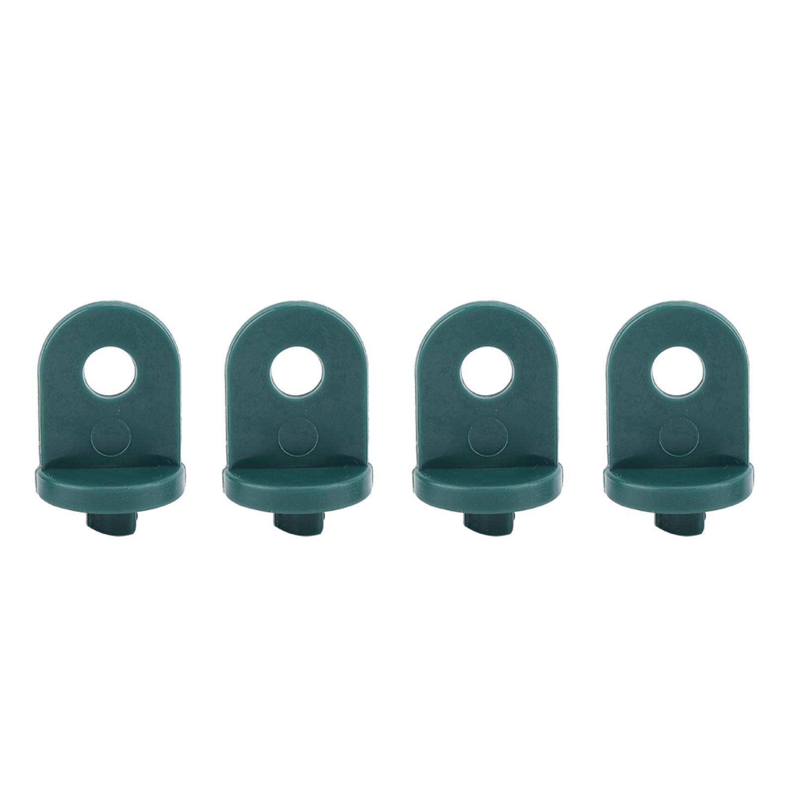 Tyenaza Plastic Greenhouse Hooks - Heavy Duty Plant Hanger Clips Set for Flowers, Vines & Pots | Durable Greenhouse Accessories & Hanging Tools (Green) | Perfect for Indoor/Outdoor Gardens, Greenhouses & Vertical Planting